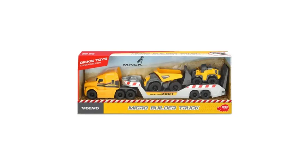 Mack Volvo Micro Builder Truck kamion 32 cm – Dickie Toys Bestseller