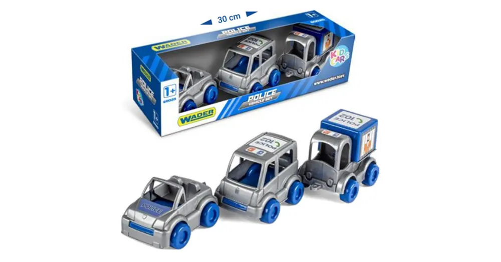 Kedvezményes ár Kid Cars Rendőrségi járművek 3 db-os szett – Wader