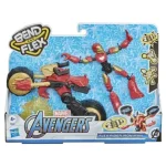 Bosszúállók Bend and Flex Rider Vasember figura motorral – Hasbro Biztonságos vásárlás