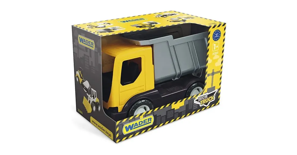 Biztonságos fizetés Tech Truck sárga dömper 23 cm – Wader