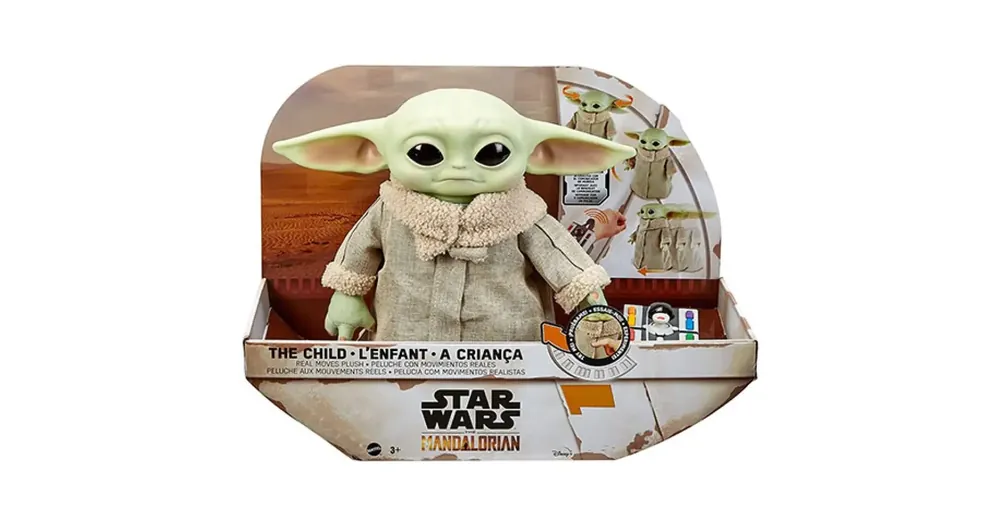Csak ma Star Wars Interaktív Baby Yoda figura 30 cm – Mattel