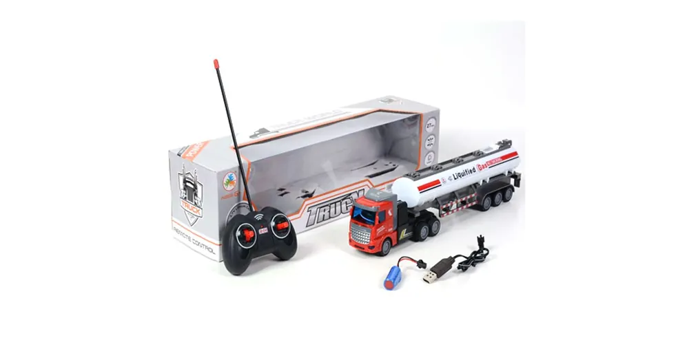 Akciós ár RC Üzemanyagszállító távirányítós kamion fénnyel 1/48