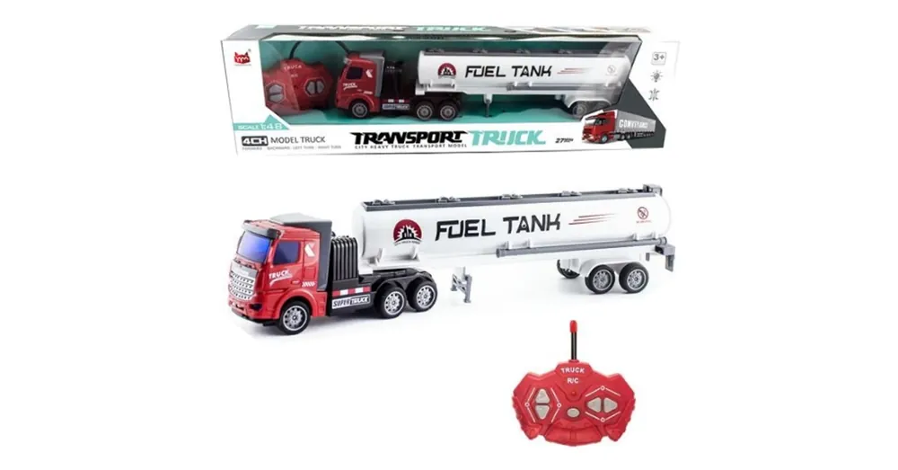 RC Cargo Truck távirányítós tartályos kamion fénnyel 1/48 27mHz Exkluzív ajánlat