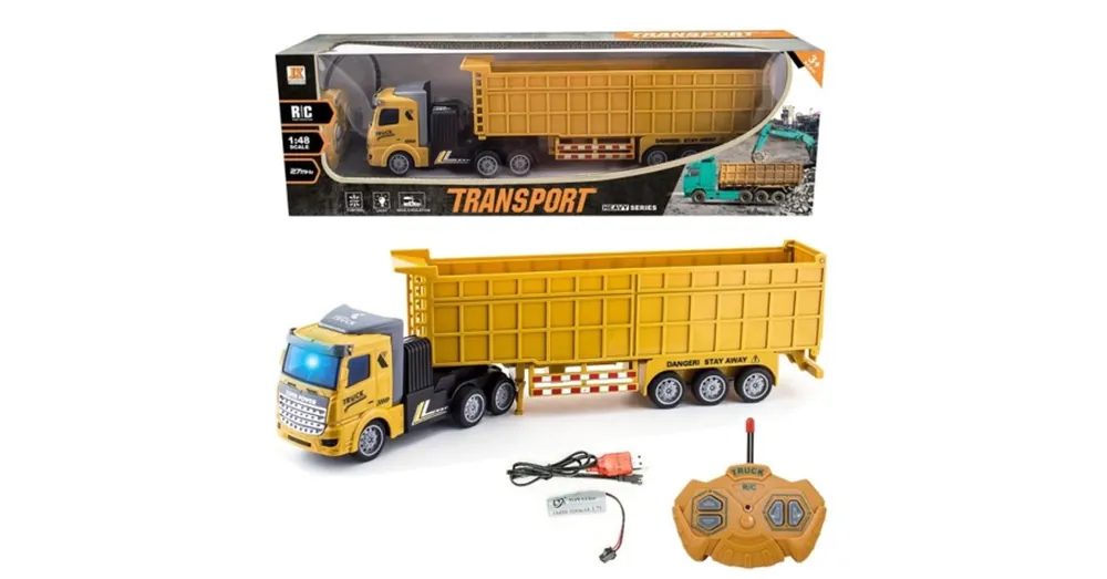 RC Távirányítós kőszállító kamion 1/48 27mHz Akciós ár