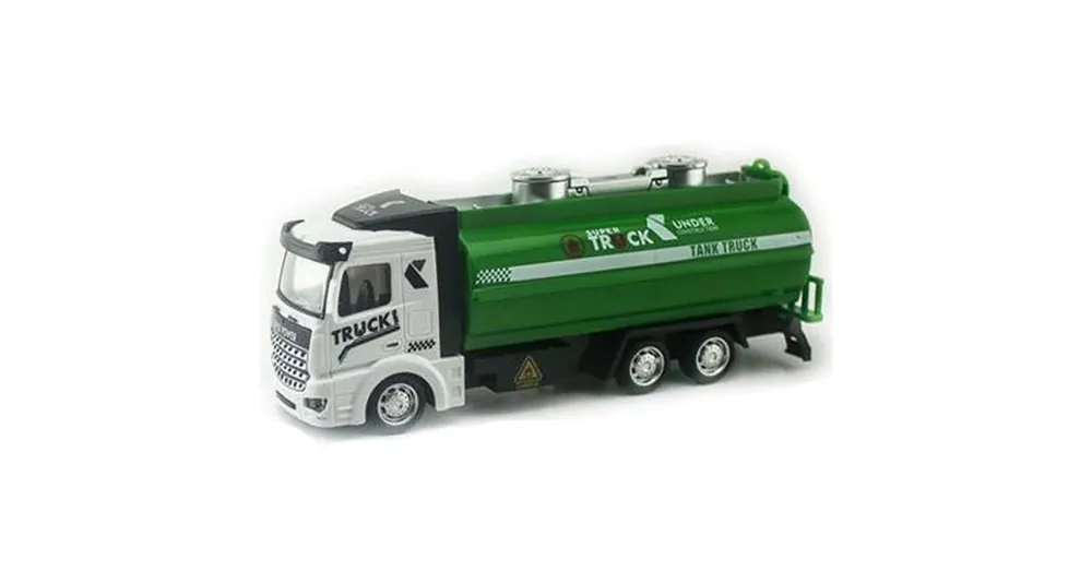 Vedd meg online Tartályos teherautó hátrahúzós meghajtással, fénnyel és hanggal 1/48