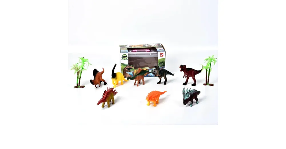 Bestseller Dinoszaurusz játékszett dinokkal és pálmafákkal