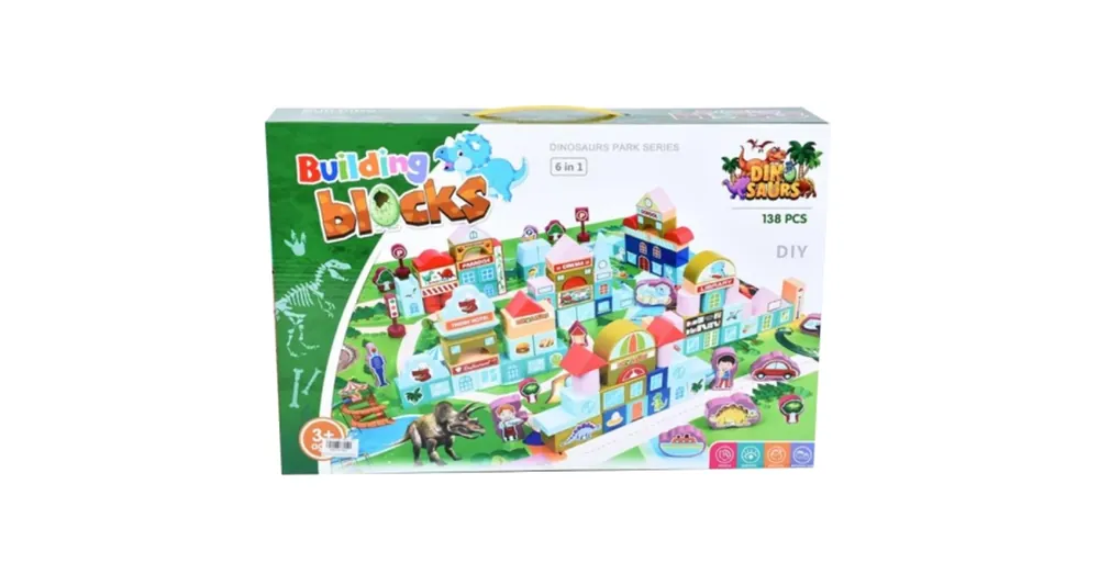 Dinoszauruszos építőjáték 138 db-os Olcsóbb