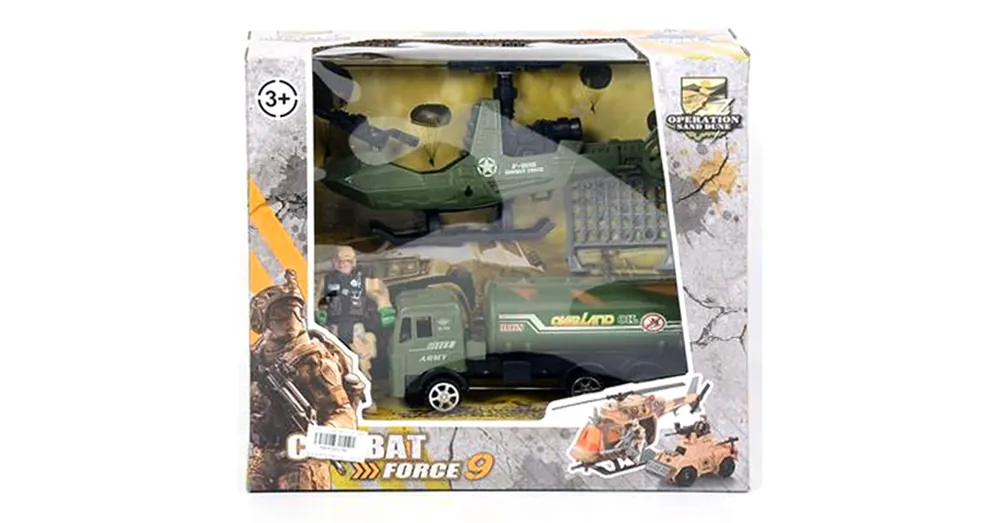 Combat Force 9 Katonai játék szett teherautóval Kedvezményes ár