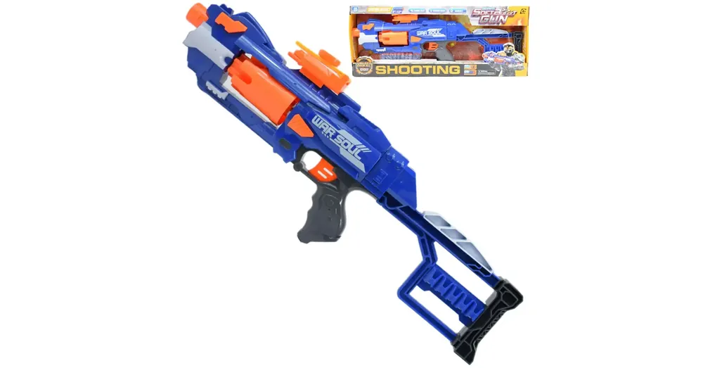 Soft Bullet Gun Forgótáras szivacslövő fegyver szett Gyors szállítás