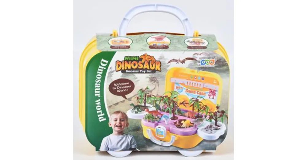 Nagy dinoszauruszos szett kofferben kiegészítőkkel Bestseller