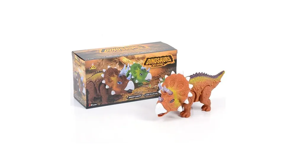 Akciós ár Triceratopsz dinoszaurusz figura fény effektekkel