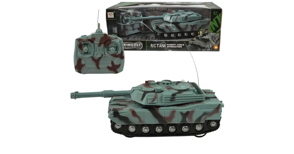 RC Távirányítós M1 Abrams tank fénnyel és hanggal 1/32-es méretarány 22 cm Legjobb ár