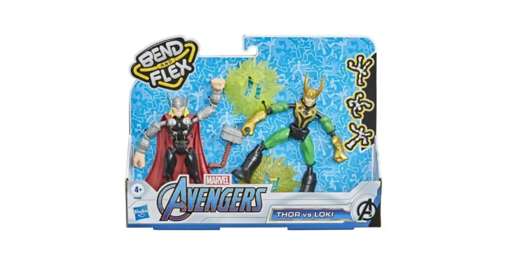 Bosszúállók Bend and Flex Thor vs. Loki figura szett – Hasbro Expressz szállítás