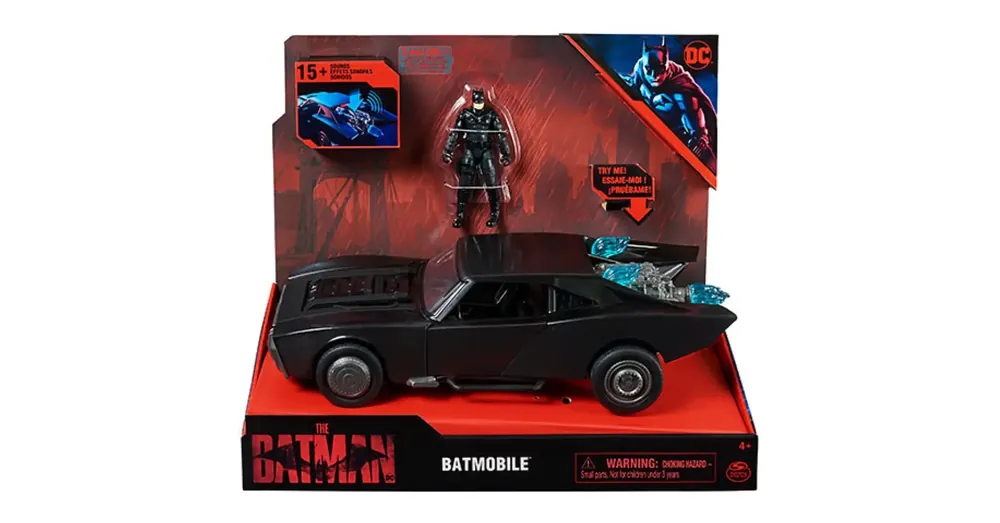 Expressz kézbesítés DC Comics The Batman játékfigura és Batmobile játékszett – Spin Master
