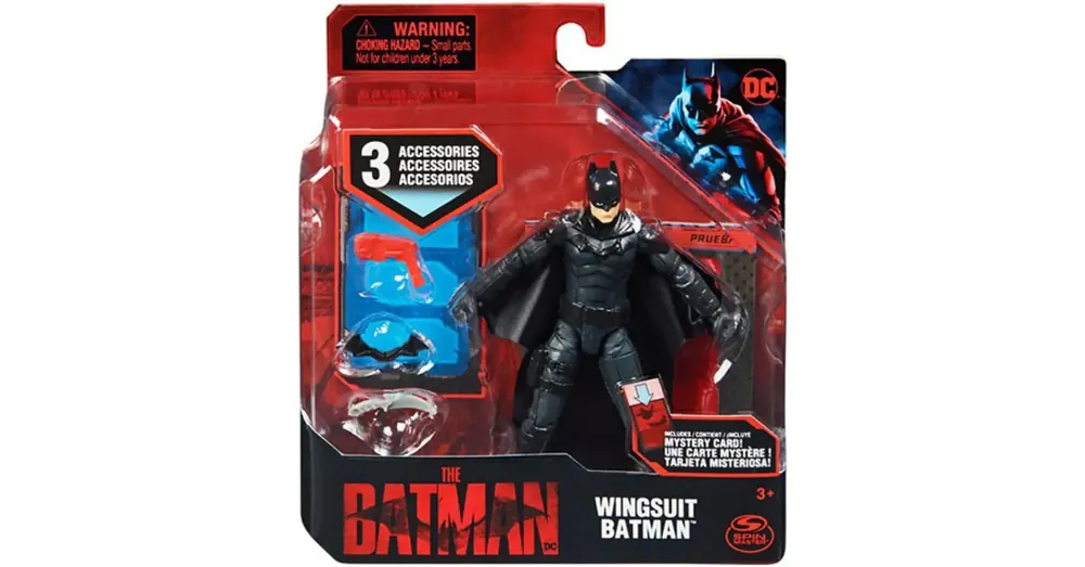Alacsony ár DC Comics The Batman Wingsuit játékfigura kiegészítőkkel 10 cm – Spin Master