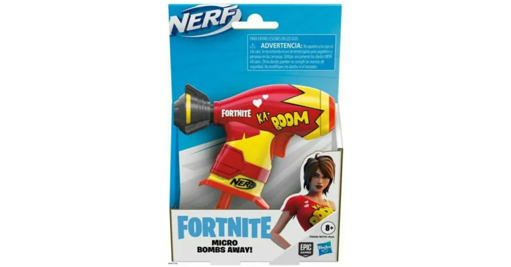 Nerf Fortnite Micro Bombs Away! szivacslövő fegyver – Hasbro Expressz kézbesítés
