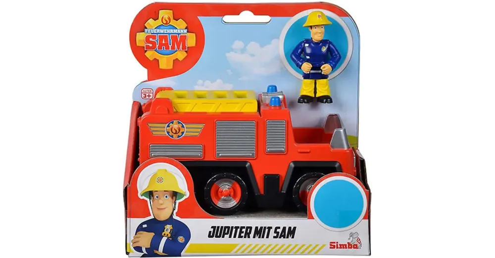 Sam a tűzoltó Jupiter tűzoltóautó figurával – Simba Toys Alacsony ár