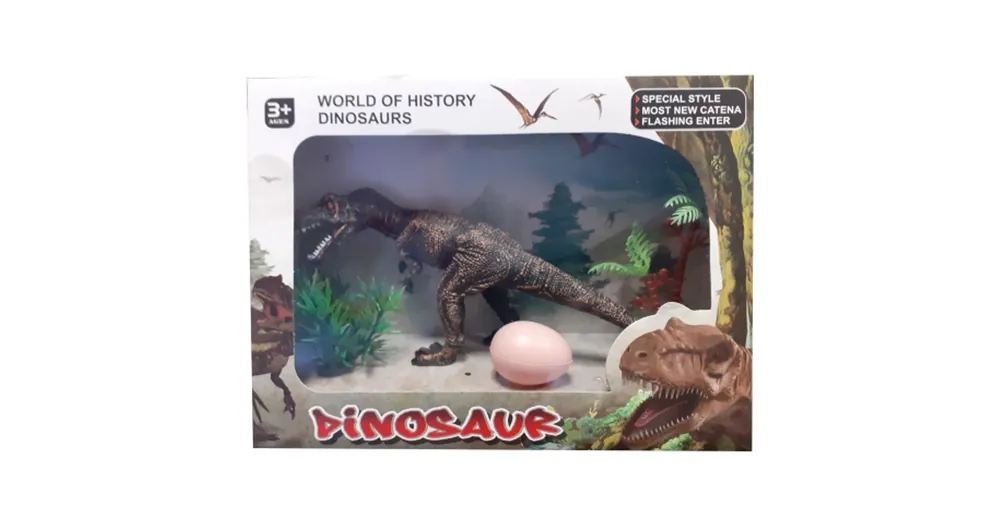Olcsóbb Tyrannoszaurusz Rex dinoszaurusz figura tojással és növényekkel