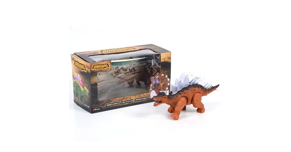 Ne maradj le Sztegoszaurusz dinoszaurusz figura fény effektekkel