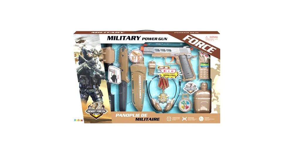 Military Force katonai fegyver szett fénnyel és hanggal Kihagyhatatlan ajánlat