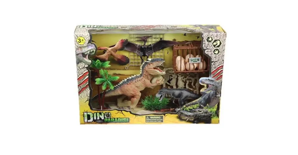 Dinoszauruszos játék szett különböző kiegészítőkkel Ne maradj le