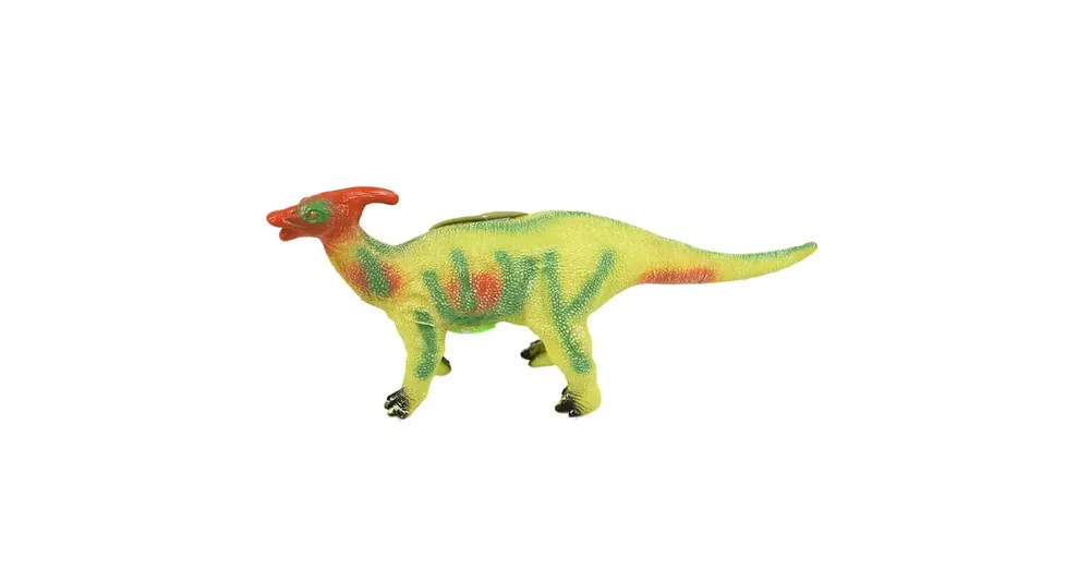 Gyors kiszállítás Pamut töltésű Parasaurolophus dinoszaurusz figura 34 cm