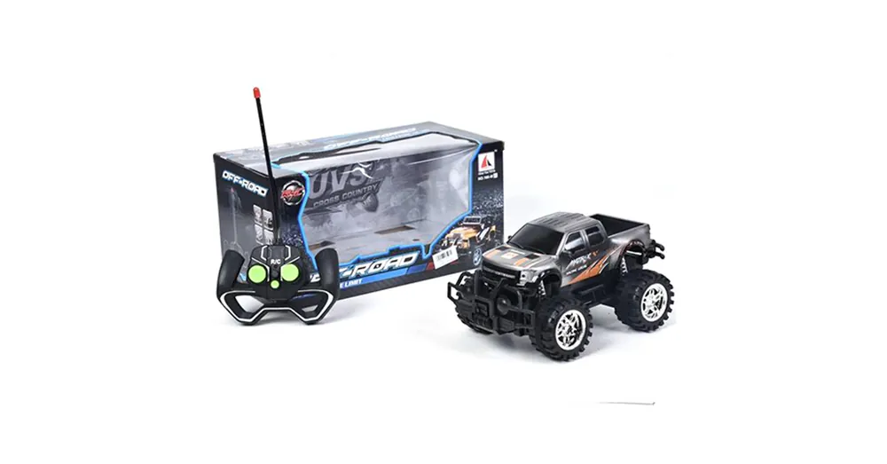 RC távirányítós Pick-Up terepjáró autó 1 18-as méretarány ezüst színben Újdonság