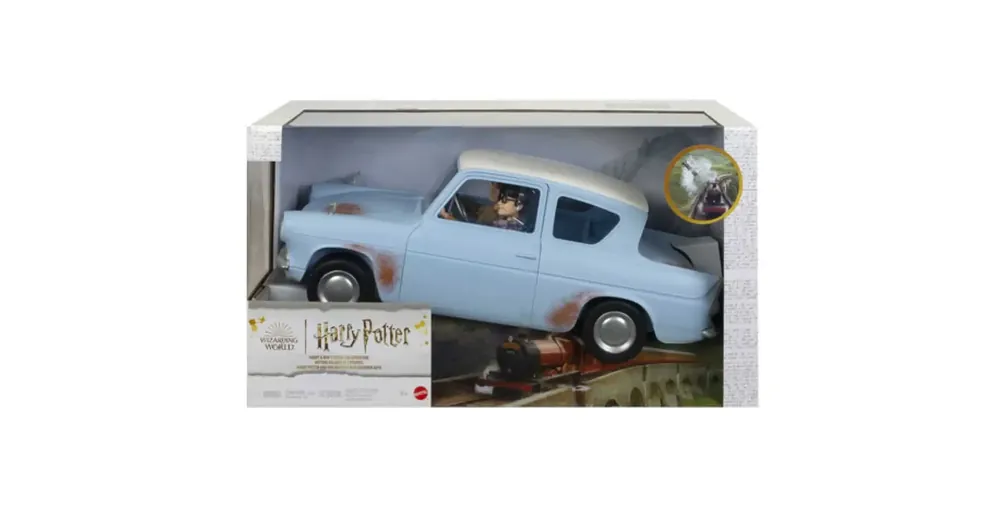 Nézd meg most Harry Potter Weasly repülő járgány Ron és Harry babával – Mattel