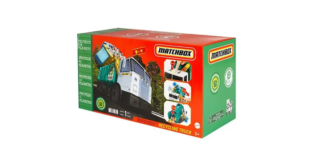 Matchbox Szelektív hulladékgyűjtő teherautó – Mattel Árcsökkenés