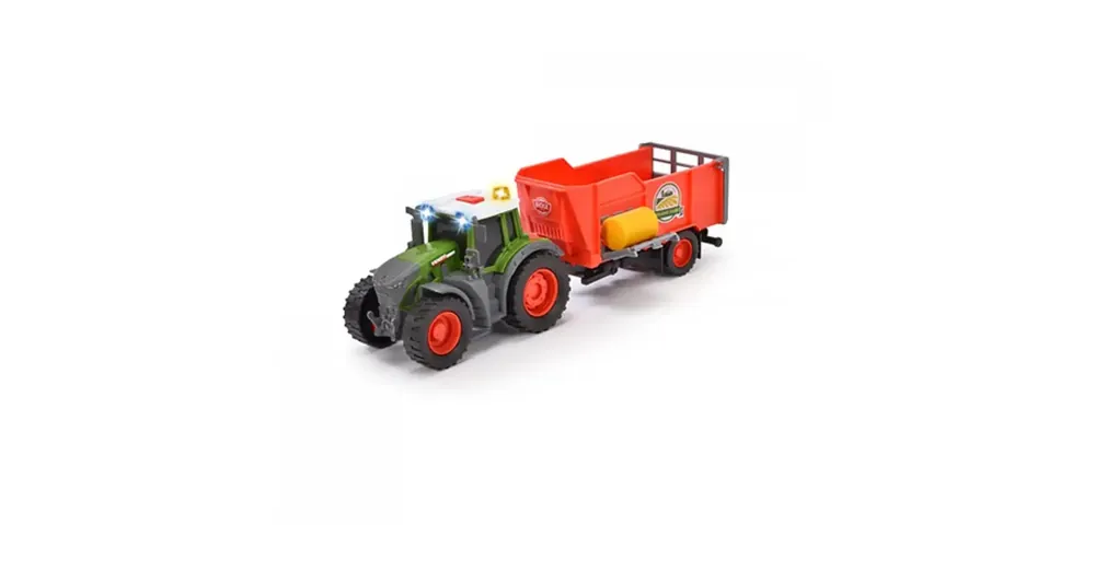 Vedd meg most Fendt Farm traktor utánfutóval – Dickie Toys