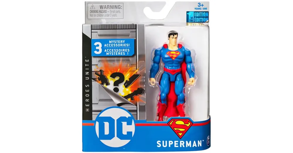 DC Comics Superman 10 cm figura meglepetés kiegészítőkkel – Spin Master Biztonságos fizetés
