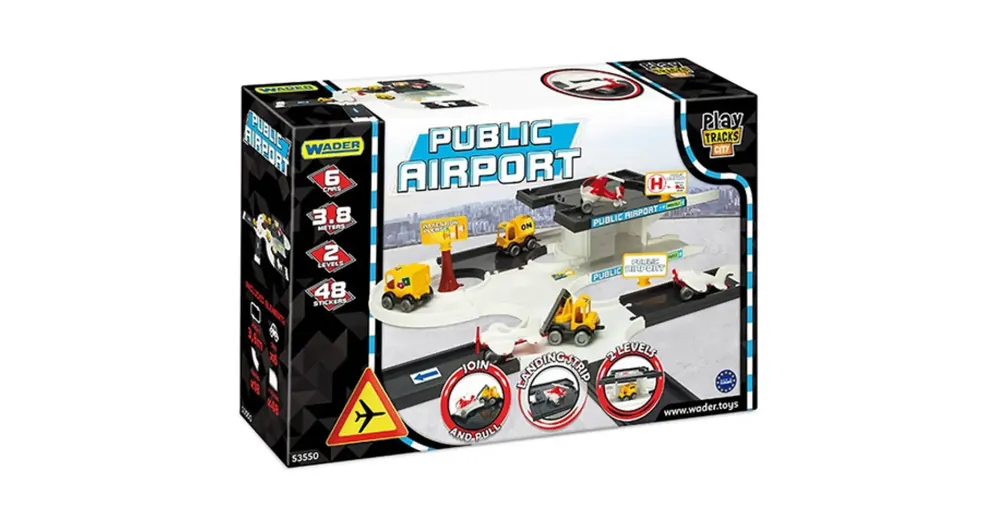 Vásárlói kedvenc Play Track városi repülőtér játékszett