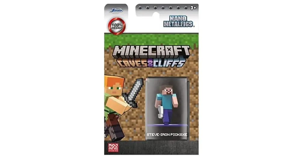 Biztonságos fizetés Minecraft CavesCliffs Nano Metalfigs fém figura meglepetés csomag – Simba Toys