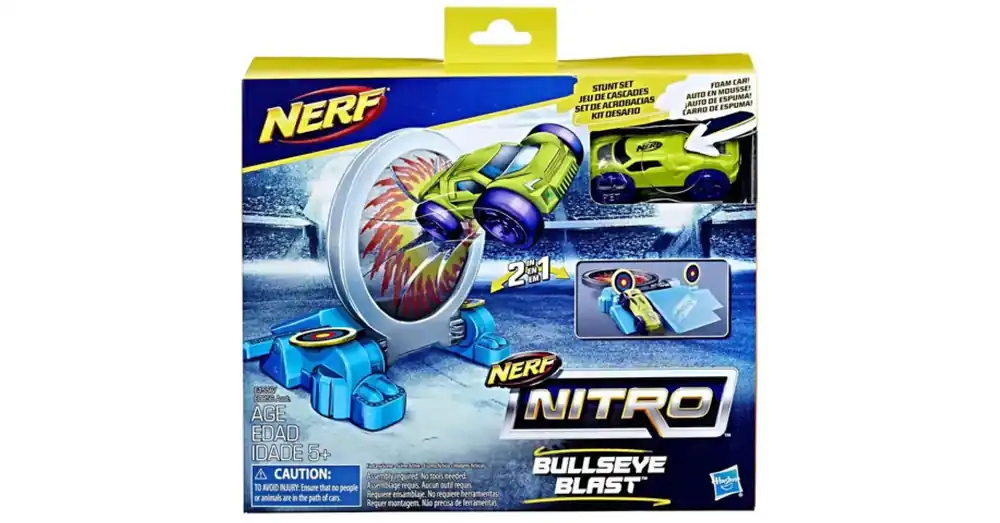Nerf Nitro Bullseye Blast kaszkadőr szivacs kisautó – Hasbro Árcsökkenés
