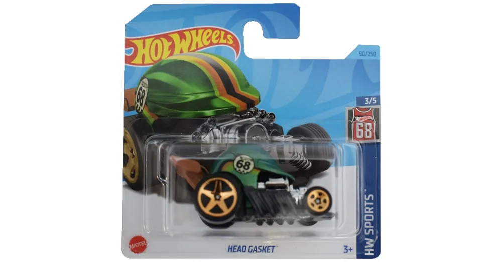 Vásárlói kedvenc Hot Wheels Head Gasket zöld kisautó 1/64 – Mattel