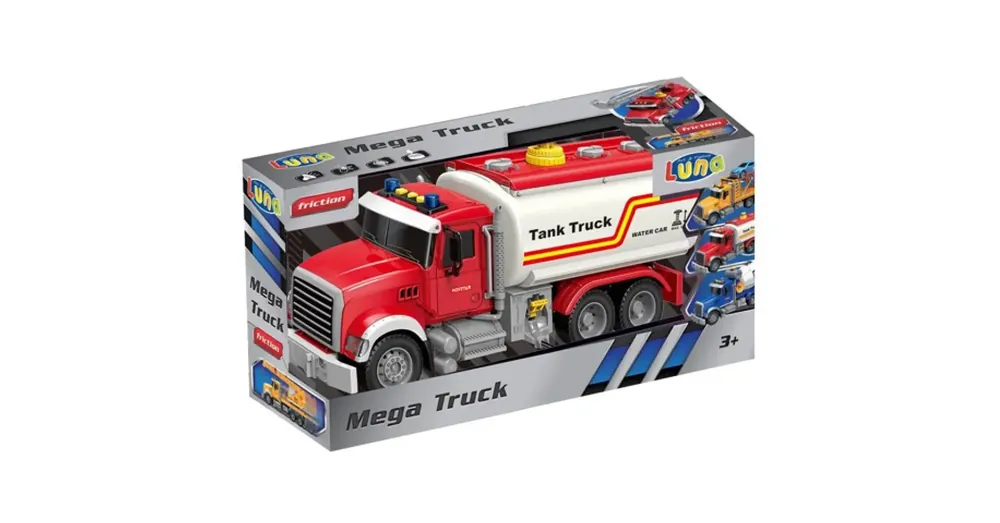Mega Truck Tartályos kamion fénnyel és hanggal 40×14×21 cm Árcsökkenés
