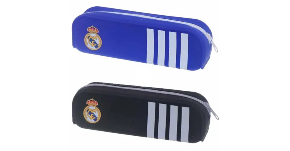 Real Madrid ovális szilikon tolltartó kétféle változatban 20×5x6 cm Biztonságos fizetés