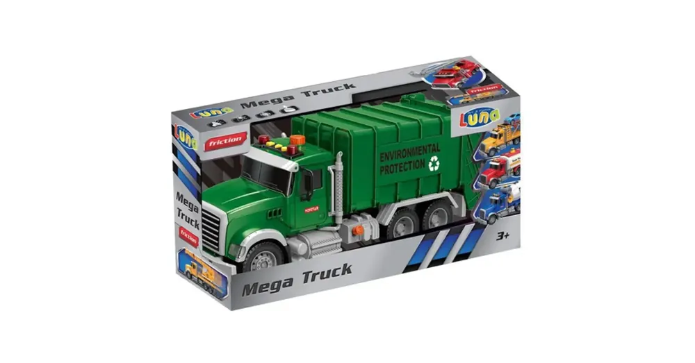 Árengedmény Mega Truck Szelektív hulladékszállító kamion fénnyel és hanggal 40×14×21 cm