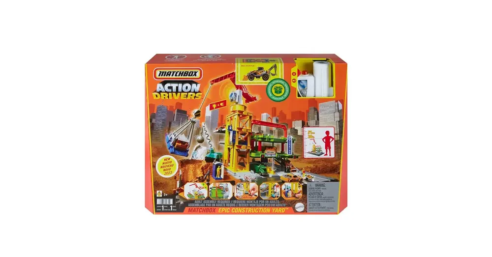 Különleges ajánlat Matchbox Építkezési játékszett kiegészítőkkel – Mattel