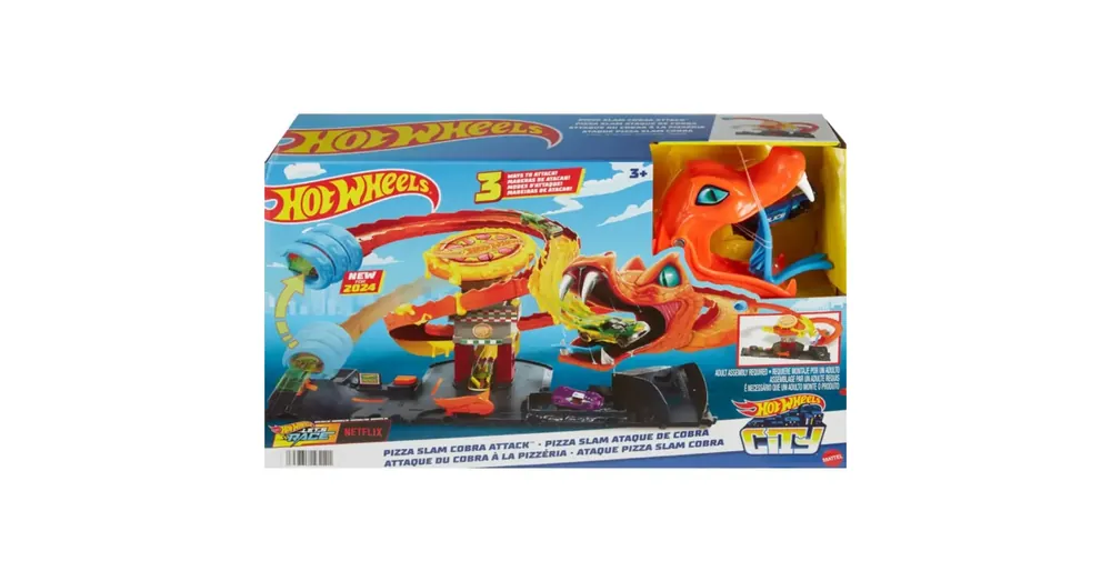 Hot Wheels City Kobratámadás a pizzériában pálya szett – Mattel Legkelendőbb