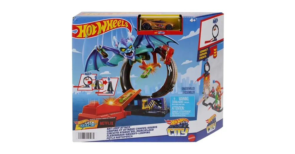 Nézd meg most Hot Wheels Denevérhurok pályafutam – Mattel