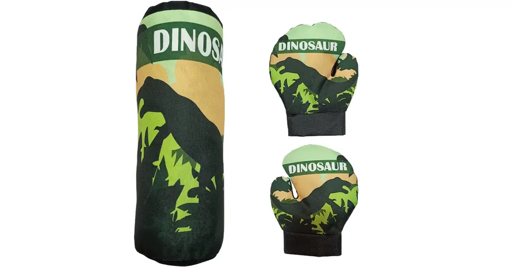 Dinoszauruszos gyerek box szett 39 cm Expressz szállítás