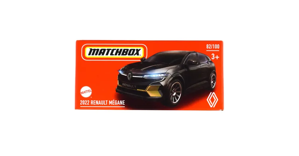 Vásárlói kedvenc Matchbox Papírdobozos 2022 Renault Mégane kisautó 1/64 fekete – Mattel