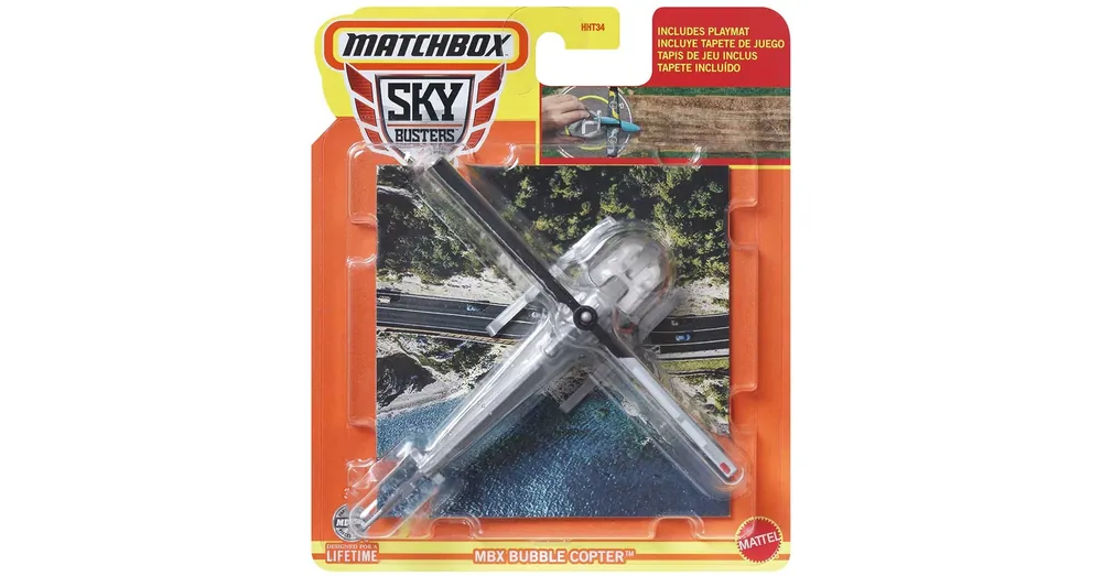 Akciós ár Matchbox SkyBusters – MBX Bubble Copter™ modell 1/64 – Mattel