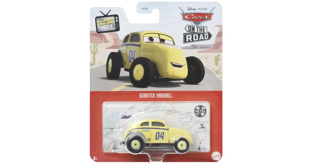 Verdák Gearsten Marshall karakter kisautó 1/55 – Mattel Végkiárusítás