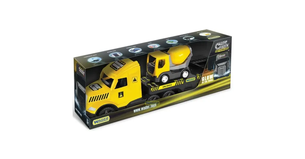 Olcsó Magic Truck Technic mixer kamion betonkeverővel 79 cm – Wader