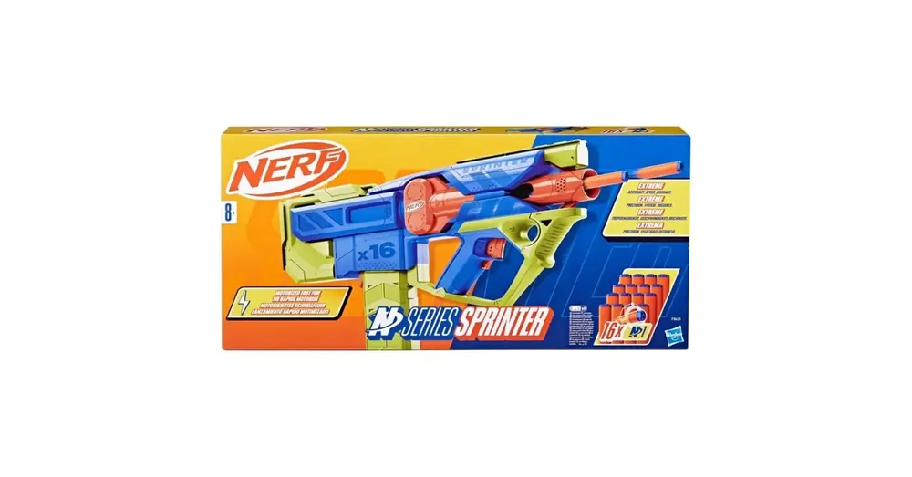 Szuper ajánlat Nerf N-Series Sprinter szivacslövő 16 db tölténnyel – Hasbro