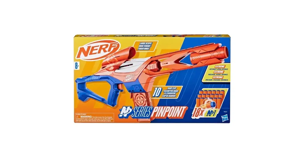 Kedvezményes ár Nerf N-Series Pinpoint szivacslövő 18 db tölténnyel – Hasbro