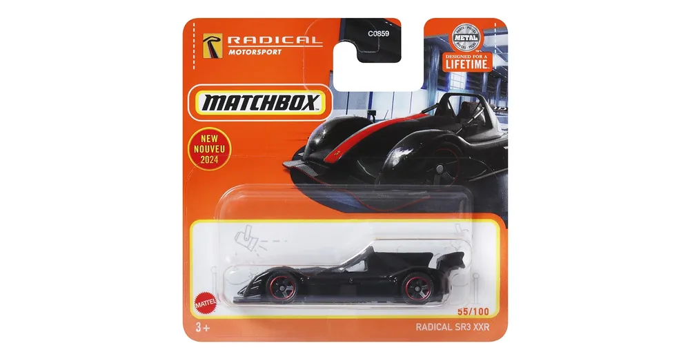 Matchbox Radical SR3 XXR 1/64 kisautó – Mattel Akció