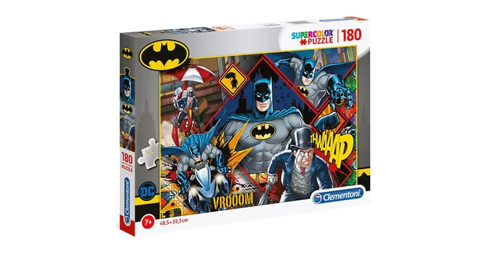 DC Comics Batman Supercolor puzzle 180 db-os – Clementoni Szezonális akció